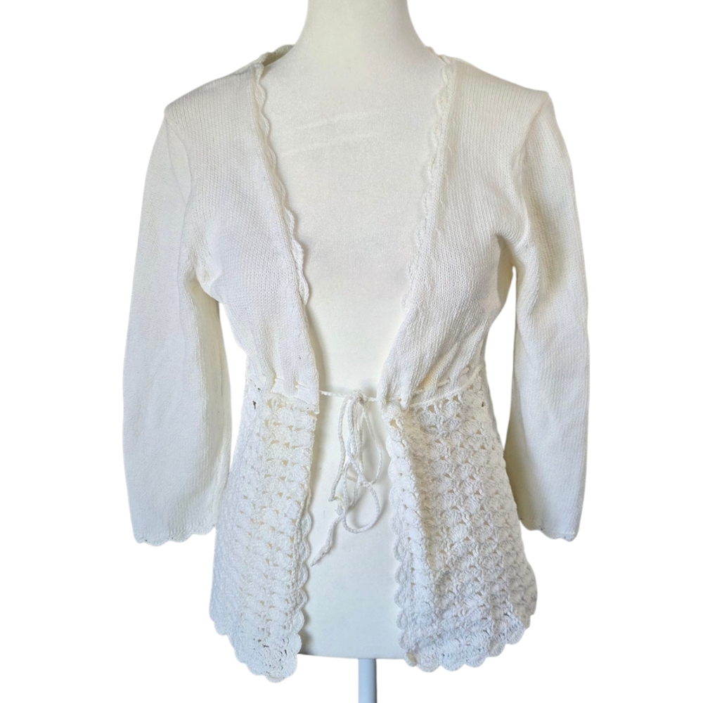 Ann Taylor LOFT Women's Crochet Cardigan